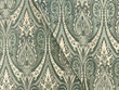 Arabesque Jacquard Fabric Green Gold