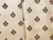 Arabesque Jacquard Fabric Gold Burgundy