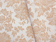 Floral Jacquard Fabric Cantaloupe Orange