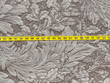 Floral Jacquard Fabric Light Brown