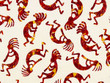 Kokopelli Figures Quilting Cotton