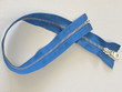 20" Blue Zipper Separable