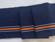 Rib Knit Dark Navy Orange White