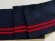 Rib Knit Navy Red