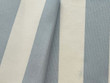 Striped Sunproof Fabric White Light Blue