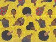 African Print Quilting Cotton on Yellow