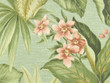 Printed Outdoor Floral on Green