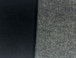 Reversible Two Tone Melton Wool Black Grey