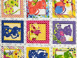 10 Panels of Cotton Panel Cats