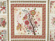 10 Panels of Cotton Panel Bird Song