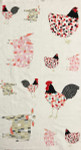 10 Panels of Cotton Panel Farm Animals