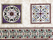 Quilting Cotton Panel on Cream