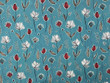 10 Yards of Floral Quilting Cotton on Blue D