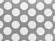 10 Yards of Polka Dots White on Grey
