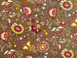 Floral Quilting Cotton Brown D