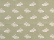 Quilting Cotton Rabbit on Green