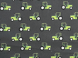 Novelty Quilting Cotton Trucks on Grey