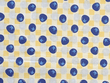 Quilting Cotton Balls on Plaid Yellow