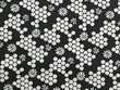 Floral Quilting Cotton on Black