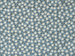 Daisy Flower Quilting Cotton on Blue