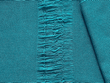 Distressed Knit Fabric Turquoise