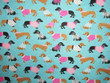 Printed Flannel Dachshund Dogs 04F