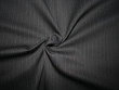 Striped Suiting Fabric Charcoal