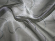 Metallic Embroidered Organza Silver