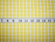 Seersucker Gingham Check Yellow White