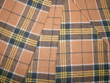 Flannel Plaid Face Side Brown Black White