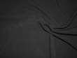 Stretch Polyester Wool Black