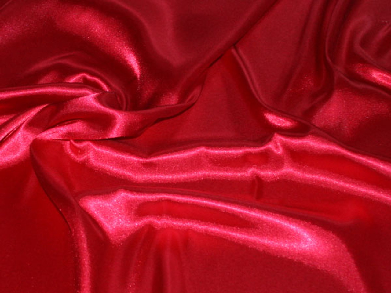 Charmeuse Satin Red - fabric fabric