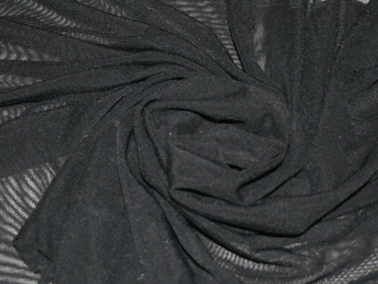 Power Mesh Black - fabric fabric