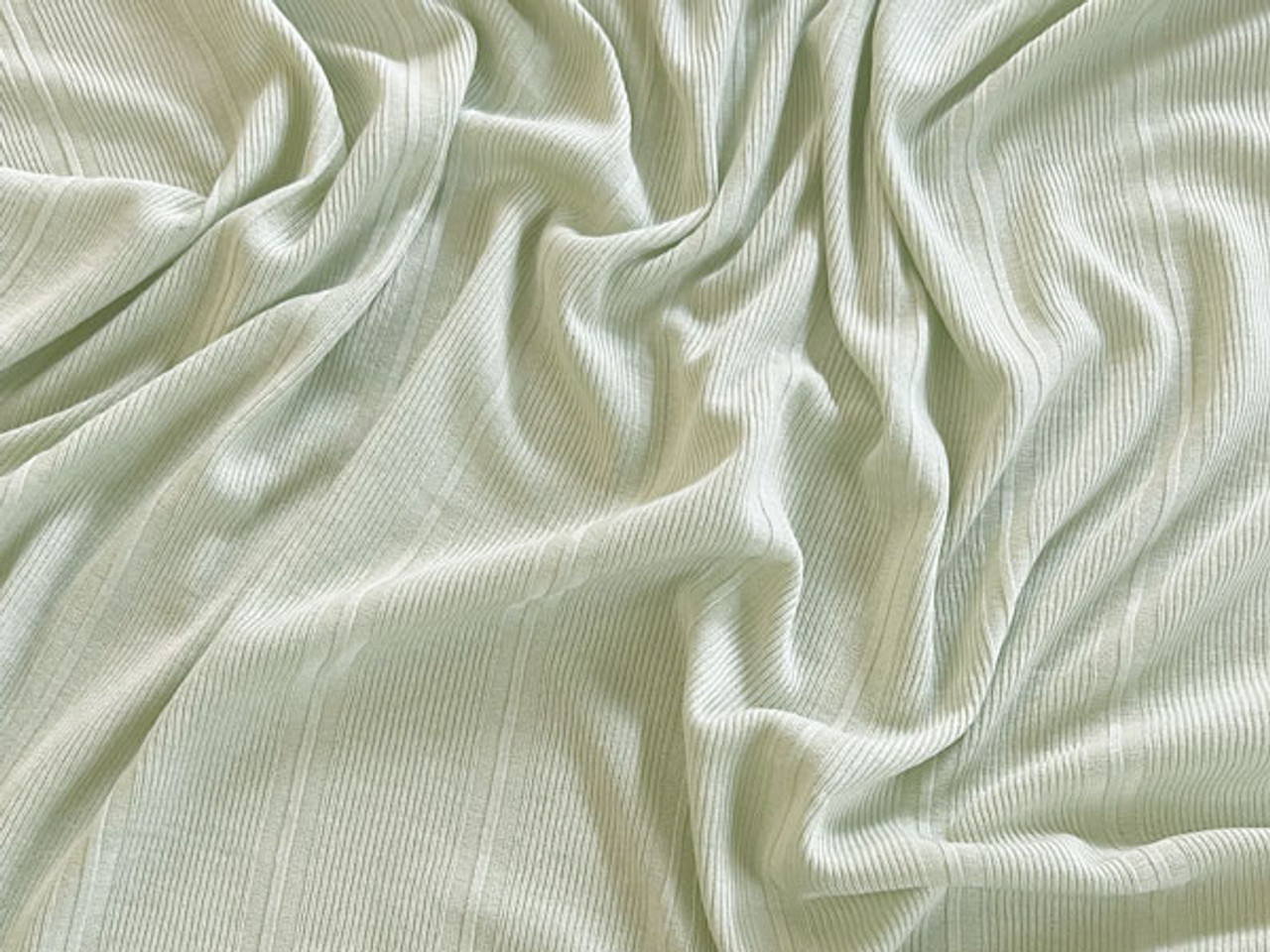 Lime Green Ribbed Knit Fabric Texture Picture