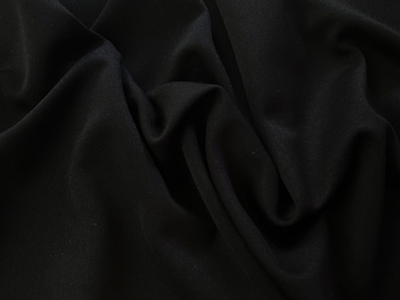 Knit Fabric Black M - fabric fabric