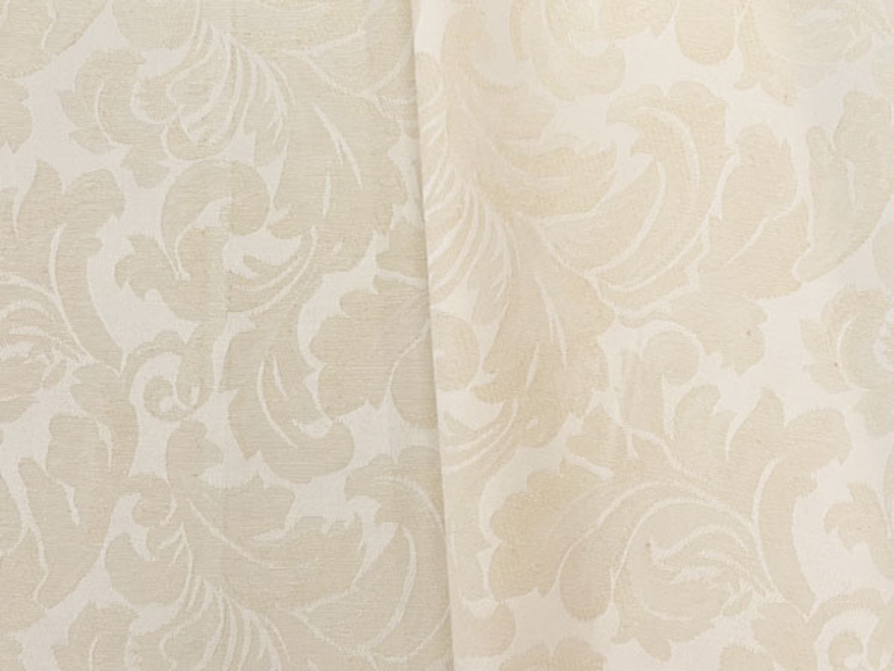 Arabesque Jacquard Fabric Light Cream - fabric fabric