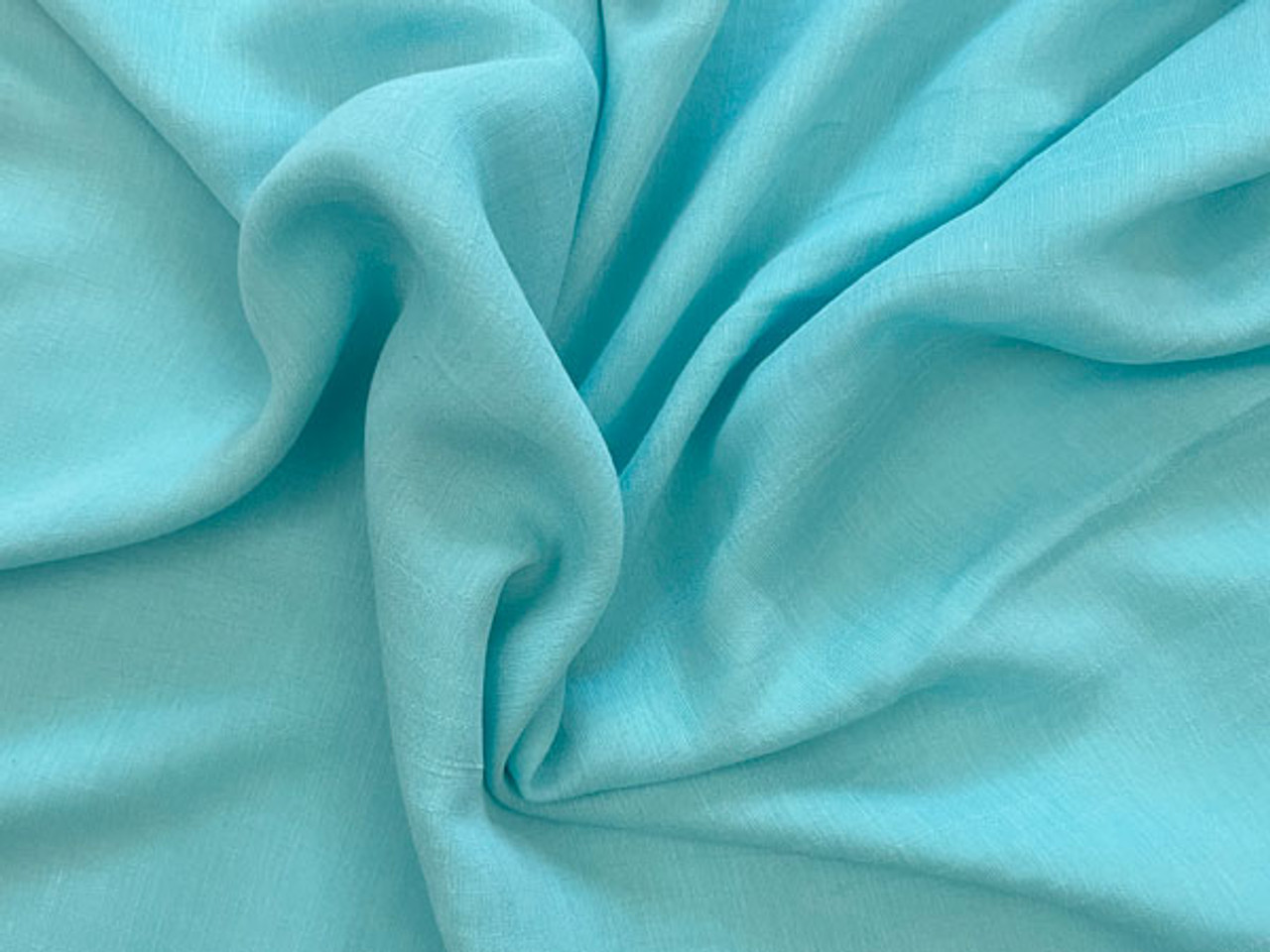 Polyester Fabric Light Greenish Blue