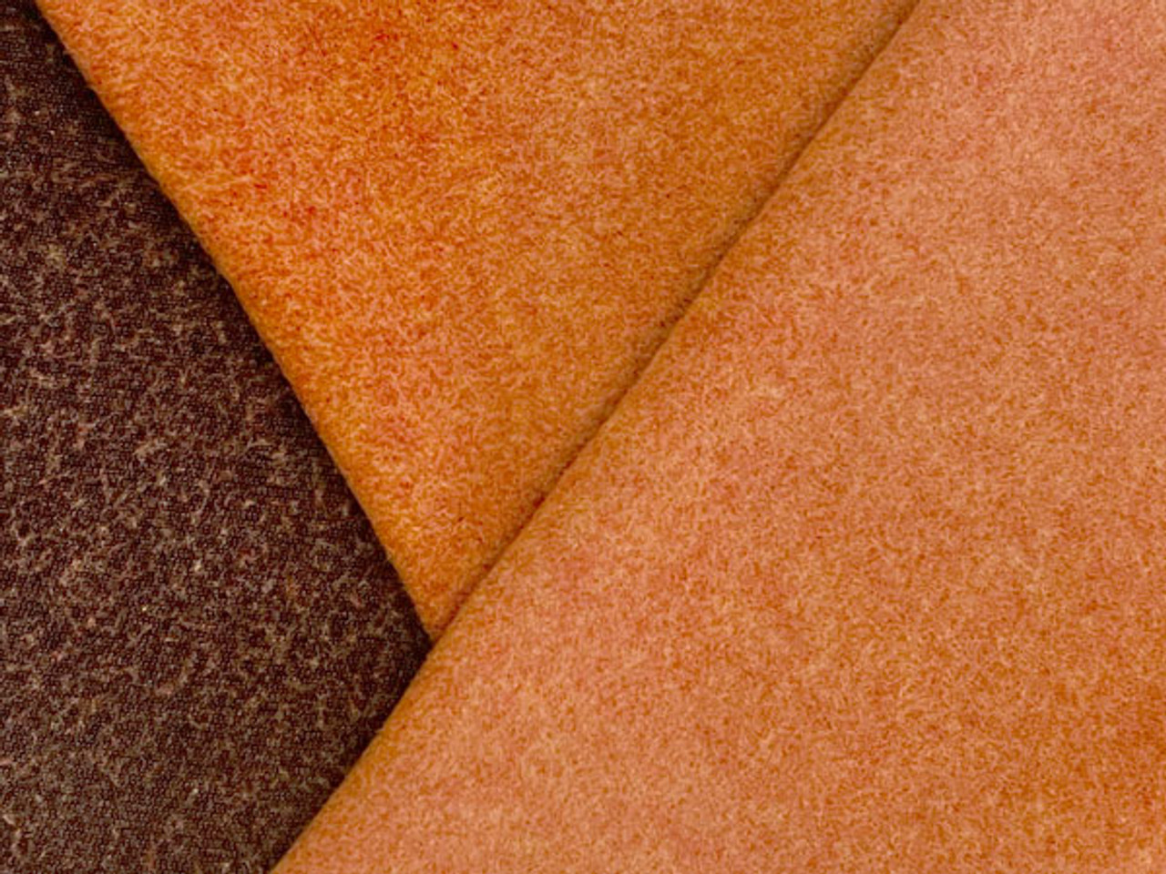 Orange Wool Fabric - fabric fabric