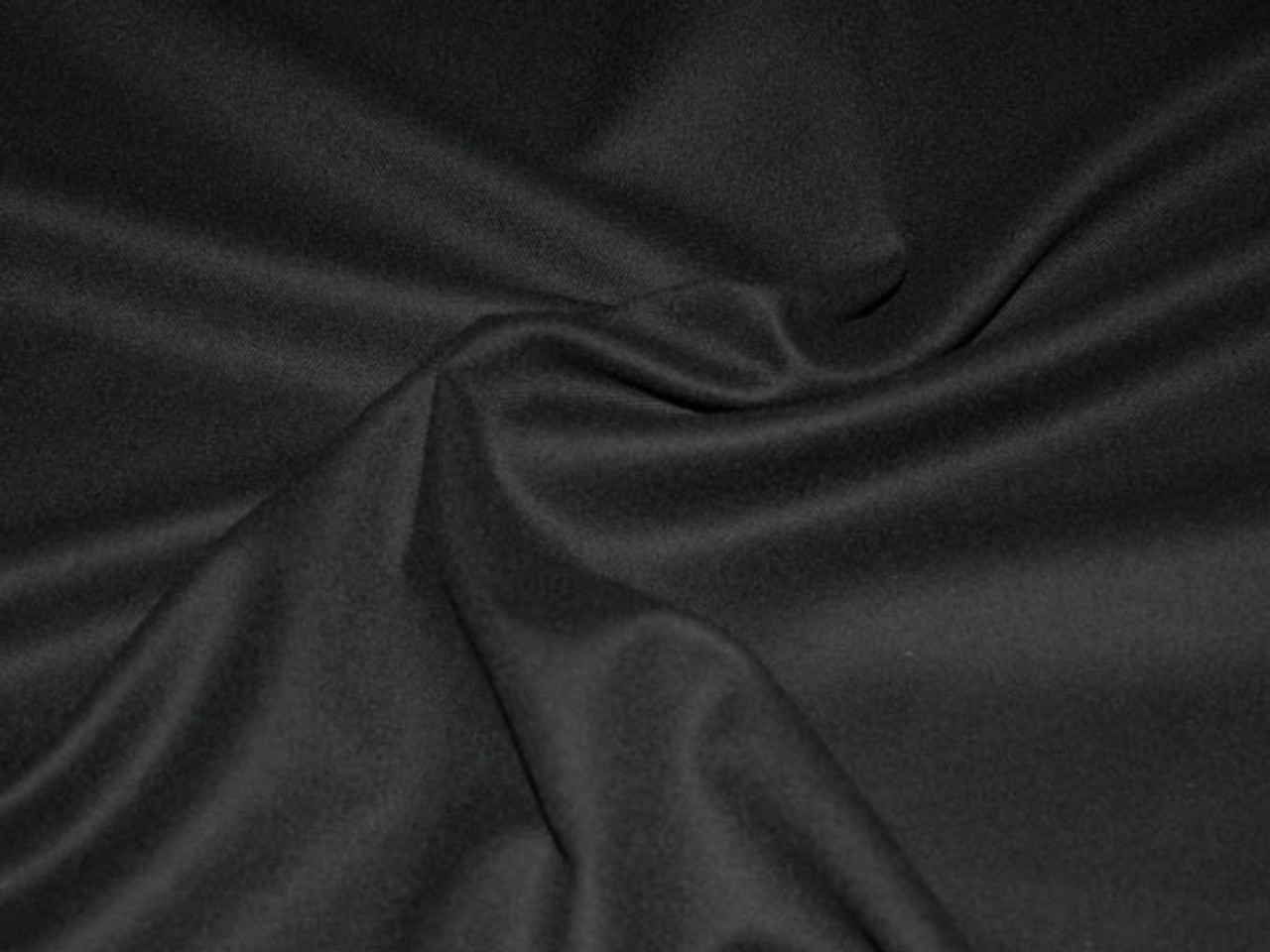 Wool Gabardine Black - fabric fabric