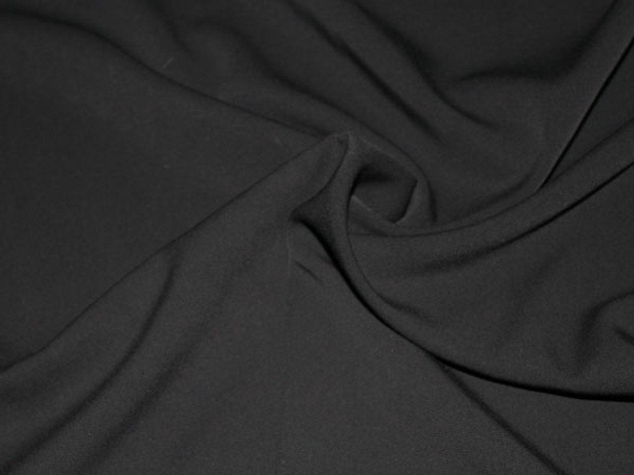 Polyester Microfiber Black - fabric fabric