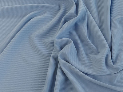 Ribbed Knit Baby Blue - fabric fabric