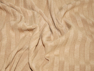 Ribbed Knit Sand Brown