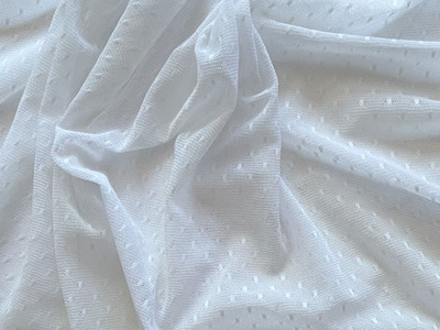 Mesh Dots White