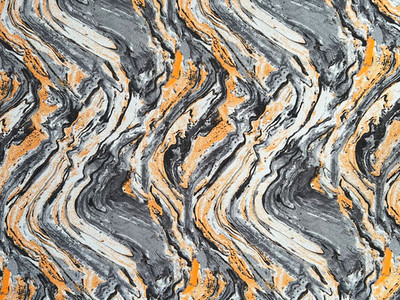 10 Yards of Abstract Print Polyester Crepe Grey