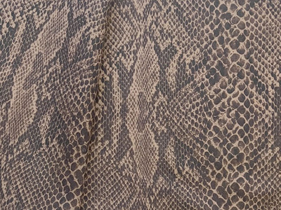 Animal Print Polyester on Brown