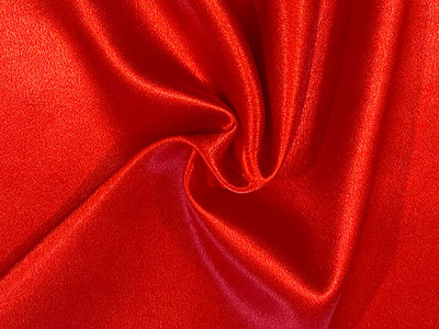 10 Yards of Satin Back Crepe Rose Red