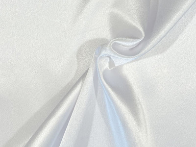 10 Yards of Satin Back Crepe White A