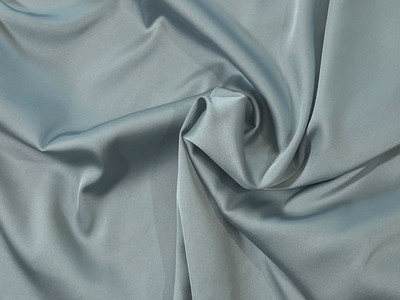 10 Yards of Charmeuse Satin Blue Grey