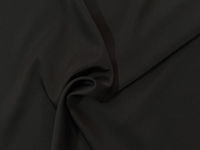 10 Yards of Charmeuse Satin Jet Black