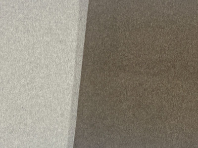 Reversible Melton Two Tone Brown Grey